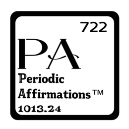 722 PA PERIODIC AFFIRMATIONS 1013.24 logo