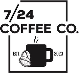 7/24 COFFEE CO. EST. 2023 logo