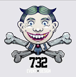 732 EVENT DESIGN 732 N J logo
