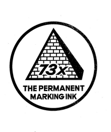 73X THE PERMANENT MARKING INK logo