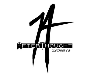 74 A AFTERTHOUGHT CLOTHING CO. logo