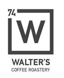 74 W WALTER'S COFFEE ROASTERY logo
