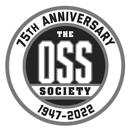 75TH ANNIVERSARY THE OSS SOCIETY 1947-2022 logo
