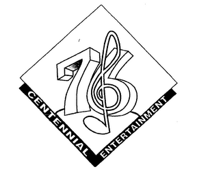 76 CENTENNIAL ENTERTAINMENT logo