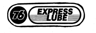 76 EXPRESS LUBE logo
