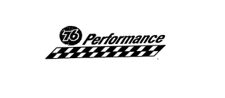 76 PERFORMANCE logo