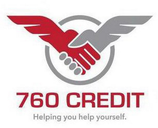760 CREDIT HELPING YOU HELP YOURSELF. logo
