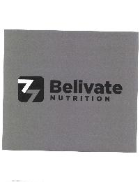 77 BELIVATE NUTRITION logo