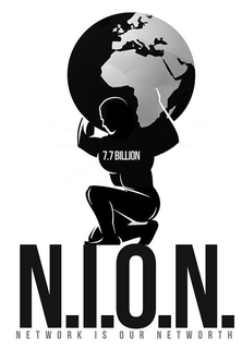 7.7 BILLION N.I.O.N. NETWORK IS OUR NETWORTH logo