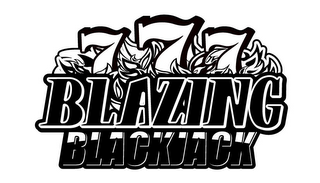 777 BLAZING BLACKJACK logo