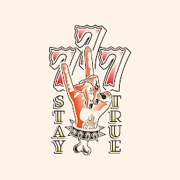 777 STAY TRUE XXII logo