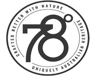 78 CRAFTED BETTER WITH NATURE UNIQUELY AUSTRALIAN HERITAGE logo