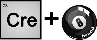 78 CRE + 8 BRAND logo