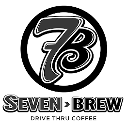 7B SEVEN BREW DRIVE THRU COFFEE logo