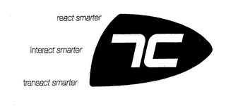 7C REACT SMARTER INTERACT SMARTER TRANSACT SMARTER logo