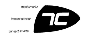 7C REACT SMARTER, INTERACT SMARTER, TRANSACT SMARTER logo