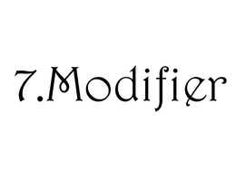 7.MODIFIER logo