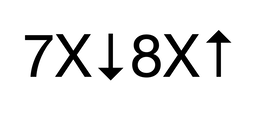 7X 8X logo