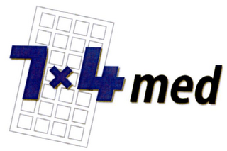 7X4MED logo