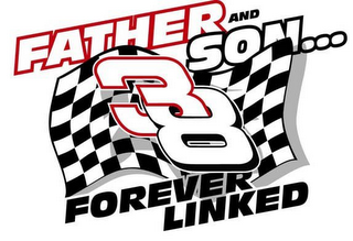 8 3 FATHER AND SON... FOREVER LINKED logo