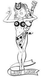 8 8 LADY LUCK logo