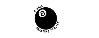 8 BALL PRINTING SERVICE logo