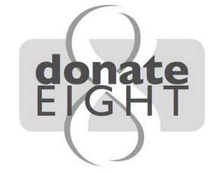 8 DONATE EIGHT logo