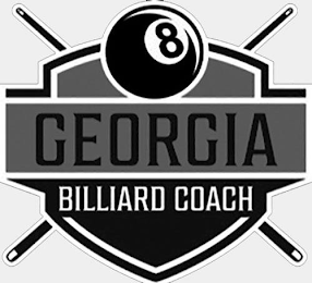 8 GEORGIA BILLIARD COACH logo