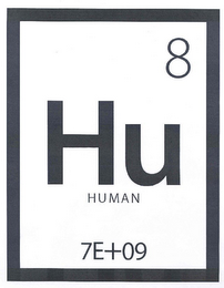 8 HU HUMAN 7E+09 logo