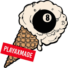 8 PLAYAXMADE logo