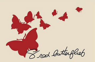8 RED BUTTERFLIES logo