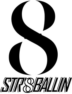 8 STR'8BALLIN logo