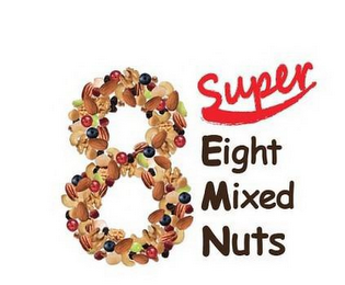 8 SUPER EIGHT MIXED NUTS logo
