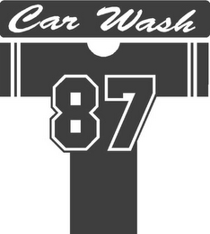 8 T 7 CAR WASH logo