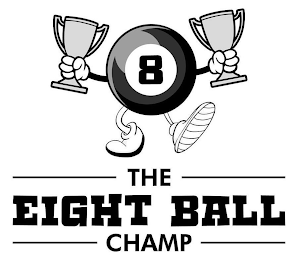 8 THE EIGHT BALL CHAMP logo