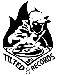 8 TILTED 8 RECORDS logo
