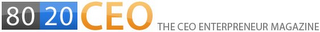 80 20 CEO THE CEO ENTREPRENEUR MAGAZINE logo