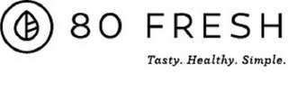 80 FRESH TASTY. HEALTHY. SIMPLE logo