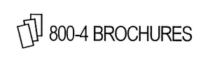 800-4 BROCHURES logo