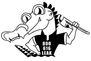 800 616 LEAK logo