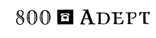800 ADEPT logo
