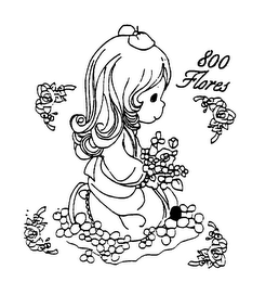 800 FLORES logo