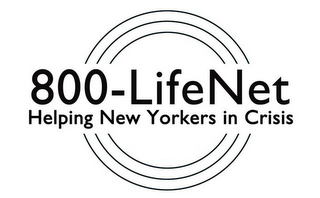800-LIFENET HELPING NEW YORKERS IN CRISIS logo