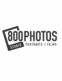 800 PHOTOS STUDIO PORTRAITS FILMS logo