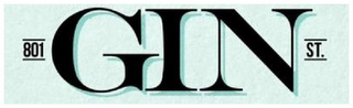801 GIN ST. logo