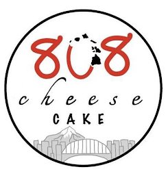 808 CHEESE CAKE logo