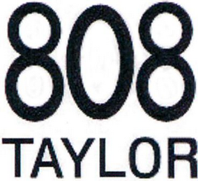 808 TAYLOR logo