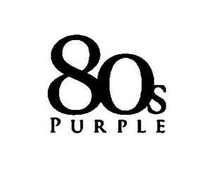 80S PURPLE logo