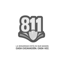 811 LA SEGURIDAD ESTÁ EN SUS MANOS. CADA EXCAVACIÓN. CADA VEZ. logo