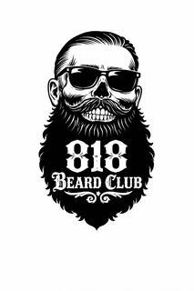 818 BEARD CLUB logo